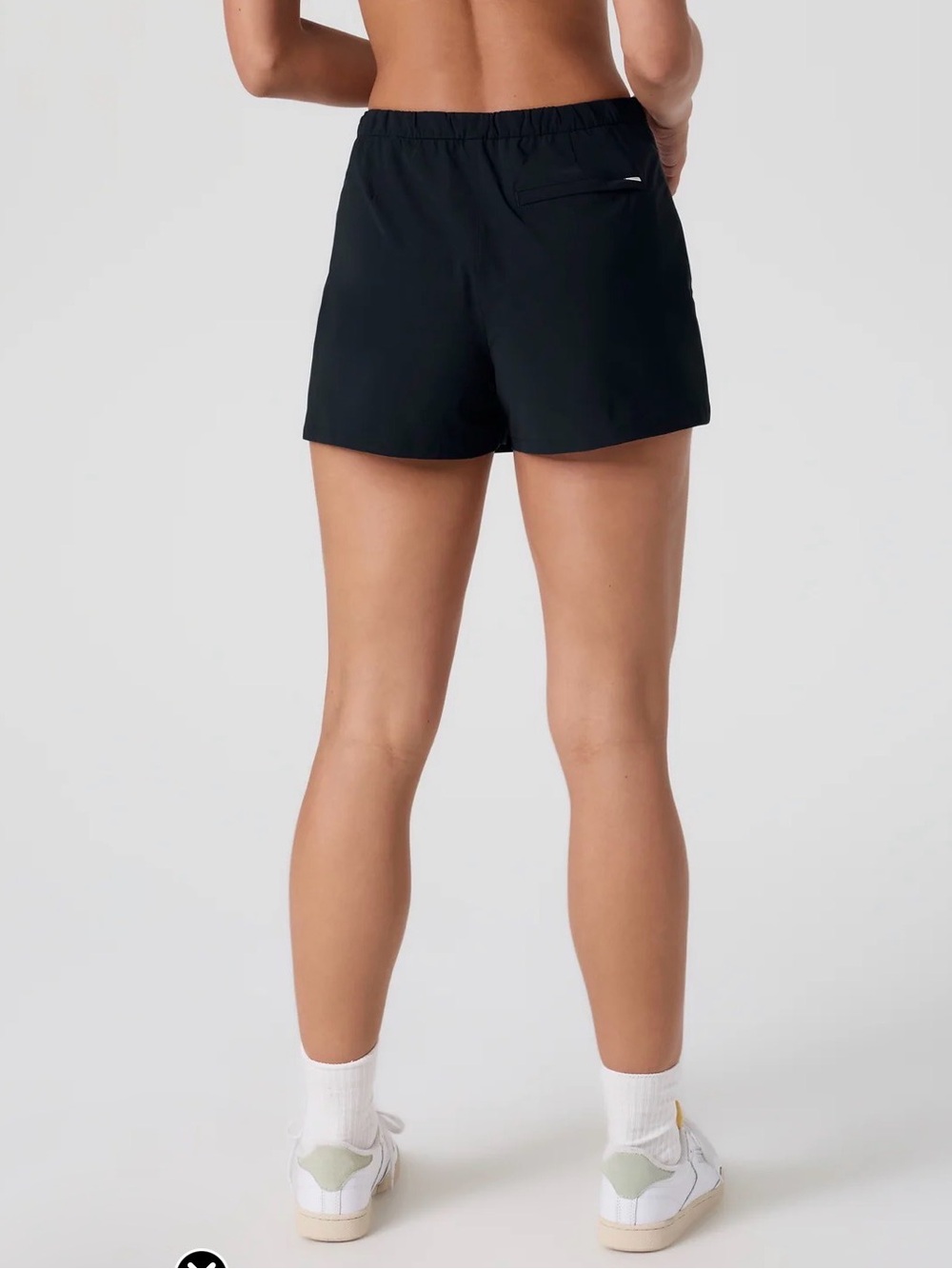 Vuori Black Wrap-Front Athletic Skort - Dark Green - Picture 3 of 5